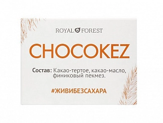 Шоколад на финиковом пекмезе (Chocokez), 30 г х 4 шт.